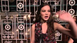 INTERVIEW Hailee Steinfeld on what shes wearing and on [upl. by Aldora]