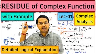 Residue of a Complex Function Part1 [upl. by Tenom]