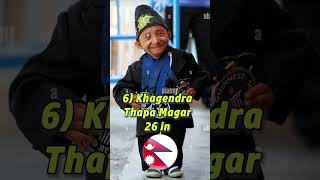 Top 7 Smallest Persons of the World shorts viral top10 [upl. by Eenal]