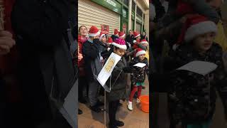 Thomas Bewick School Choir Christmas Performance at Grainger Market [upl. by Sherwynd]