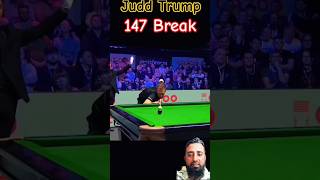 Judd Trump 7th 147 Break snooker cuesports shorts [upl. by Akilat]