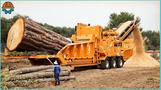 30 Dangerous Fastest Wood Chipper Machines Working and Extreme Powerful Tree Shredder Machines [upl. by Kape]