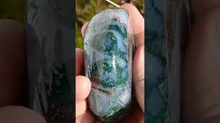 What Is The Green In Moss Agate minerals crystals gems nature rocks geology [upl. by Macomber]