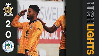 Cambridge United v Wigan Athletic Highlights [upl. by Karlen]