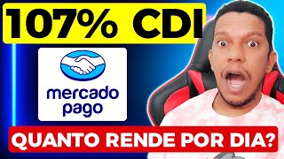 MERCADO PAGO AGORA RENDE 107 do CDI  FICOU MELHOR QUE 99PAY E RECARGAPAY [upl. by Hafler162]