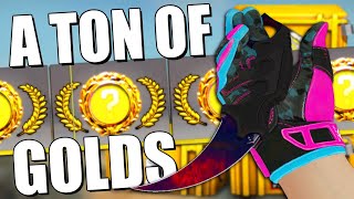 INSANE UNBOXING LUCK 7 GOLDS  TDMHeyzeus [upl. by Korie]