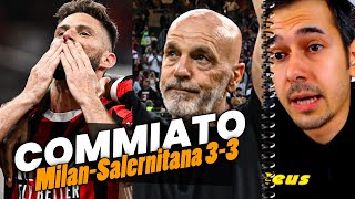 La standing ovation a Giroud Lultimo saluto a Pioli ➡︎ MilanSalernitana 33 [upl. by Etteniotna30]