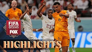 Netherlands vs Qatar Highlights  2022 FIFA World Cup [upl. by Archangel800]