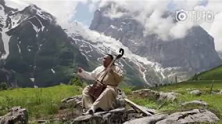 Mongolian throat singing at the mountains [upl. by Lissner]