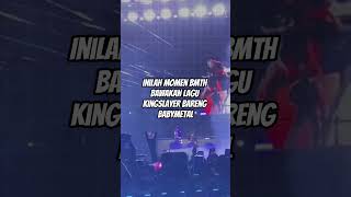 BMTH FEAT BABYMETAL  KINGSLAYER LIVE IN JAKARTA [upl. by Gladys]