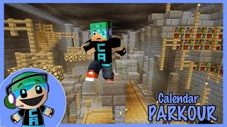 Lets Parkour  Minecraft Calendar Parkour Level Part 1 [upl. by Korrie303]