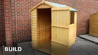 BUILD  6 x 4 Overlap Apex Shed [upl. by Katrina]