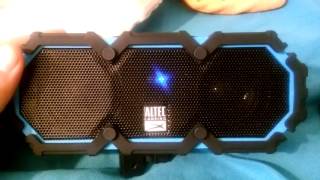 Altec lansing life jacket 2 bluetooth speaker personal review [upl. by Evania]