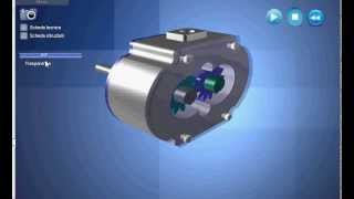 Gear pump animation [upl. by My]