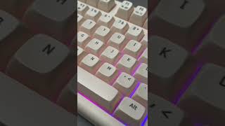 EWEADN V97 Cute Creamy Keyboard： Let’s Get Clickygamingsetup gamingsetup gamingkeyboard gaming [upl. by Yank]