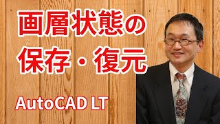 画層の状態を保存・復元方法【AutoCADオンラインスクール】 [upl. by Kalli738]