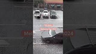 Hail storm in Melbourne [upl. by Almond473]