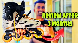 Oxelo Mf 500 skating shoes review  Review after 3 months best inline skates in india 🔥😱 [upl. by Ssecnirp]