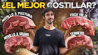 COMPARAMOS 4 Costillares Vaca Vieja vs Ternera vs Pastura vs Feed Lot  Locos X el Asado [upl. by Tildi]