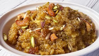 परफेक्ट माप के साथ कुकर में बनाये लापसी  Fada Lapsi Recipe  Broken Wheat Laapsi Recipe in Cooker [upl. by Darra635]