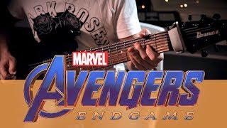 Avengers Endgame Theme on Guitar Trailer Music  MetalDjent Cover with TABs [upl. by Eserahs]