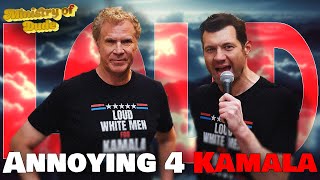 Will Ferrell amp Billy Eichner are LOUD WHITE MEN for Kamala  Ministry of Dude [upl. by Itnahs395]