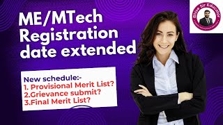 MEMTech admission 202425 schedule Provisional merit list Grievance Final Merit listBhiseSir [upl. by Svetlana]