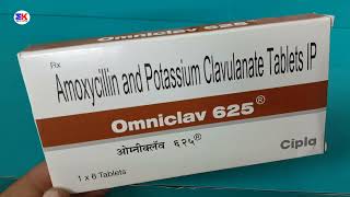 Omniclav 625 Tablet  Amoxicillin and Potassium Clavulanate Tablet  Omniclav 625mg Tablet Uses [upl. by Efeek405]