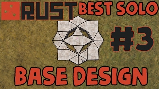 RUST BEST SOLO BASE DESIGN 3  The Supernova [upl. by Sidnarb]