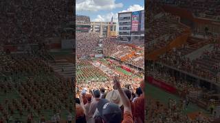 University of Texas UT Longhorns football team entering DKR Stadium first time for 20242025 season [upl. by Kariotta]