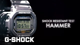 GSHOCK DW5600  Hammer  Challenge the limits CASIO GSHOCK [upl. by Kenon]