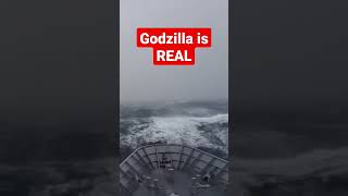 Gorilla caught on camera godzilla god kaijuuniverse godzillavkong ocean kinggodzilla [upl. by Helge413]