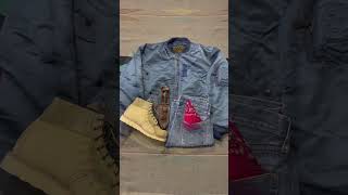 MA1 Flying Jacket by Weintraub Brothers Levis 501 amp Red Wing Boots For Sale vintageapparel [upl. by Anrat]