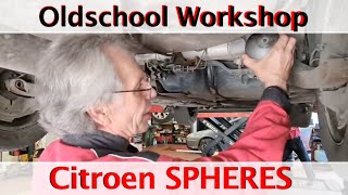 Citroen C5 hydropneumatic suspension problem spheres regeneration ENG  FR SUB [upl. by Alegnatal758]