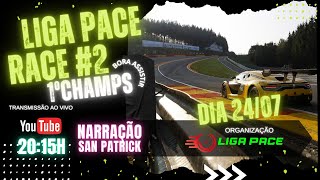 1º CAMPEONATO LIGA PACE BRASIL  RACE 2  NARRAÇÃO SAN PATRICK [upl. by Whitehurst]