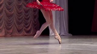 Ballerina In Red Tutu Stock Video [upl. by Walker]