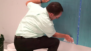 Koroseal  Mylar Wallcovering Installation Demo [upl. by Cypro]