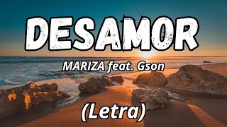 MARIZA  Desamor feat Gson Letra [upl. by Eima]