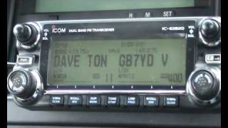 DSTAR amp GPS In Action Icom 2820 [upl. by Frulla]