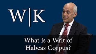 What is a Writ of Habeas Corpus [upl. by Aonehc]