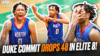 Duke Commit Isaiah Evans EXPLODES for 48 PTS 🚨😈 Scores 21 STRAIGHT To Upset 1 Team In State 😳 [upl. by Durrell]