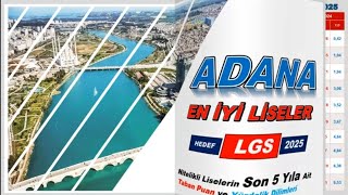 Adanadaki En İyi Liseler lgs2025 [upl. by Lletnahs646]