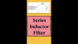 Series inductor filter filter electronics electrical shorts engineering inductor [upl. by Alston]