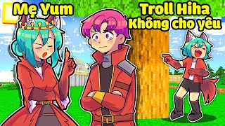 YUMMIE NGƯỜI SÓI TROLL BẠN TRAI BẰNG CÁCH GIẢ MẸ YUMMIE TRONG MINECRAFTTROLL BẠN TRAI NGƯỜI SÓI🐺❤ [upl. by Lurette60]