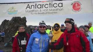 The 2014 Antarctica Marathon [upl. by Hsotnas]