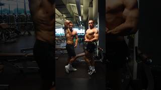 Shredded bros posing workout motivation bodybuilding aesthetic gymworkout gym fit shorts [upl. by Coopersmith]