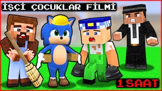 MİNECRAFT İŞÇİ ÇOCUKLAR FİLMİ 😱  1 Saat [upl. by Nwahsram502]