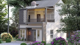 Elegant Design  Small House 2 Storey 3 BEDROOM  6x7 Meters Beautiful and Elegant Small House [upl. by Wolgast657]