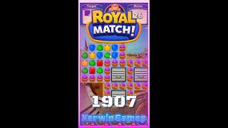 Royal Match Level 1907  No Boosters Gameplay [upl. by Orna]