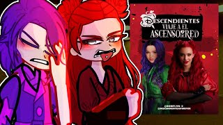 Descendants Original  Descendents 4 reacts to  Descendents SONGS 🃁❤️ Gacha 2 reacts to Disney [upl. by Ellinnet]